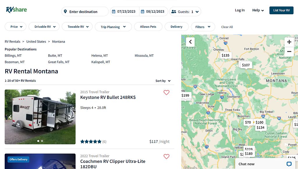 5 Best RV Rental Companies in Montana [2023]